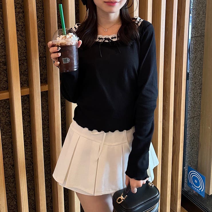 衿レースリボンテレコトップス | RMAF　NICE CLAUP / OLIVE des OLIVE | 詳細画像16 