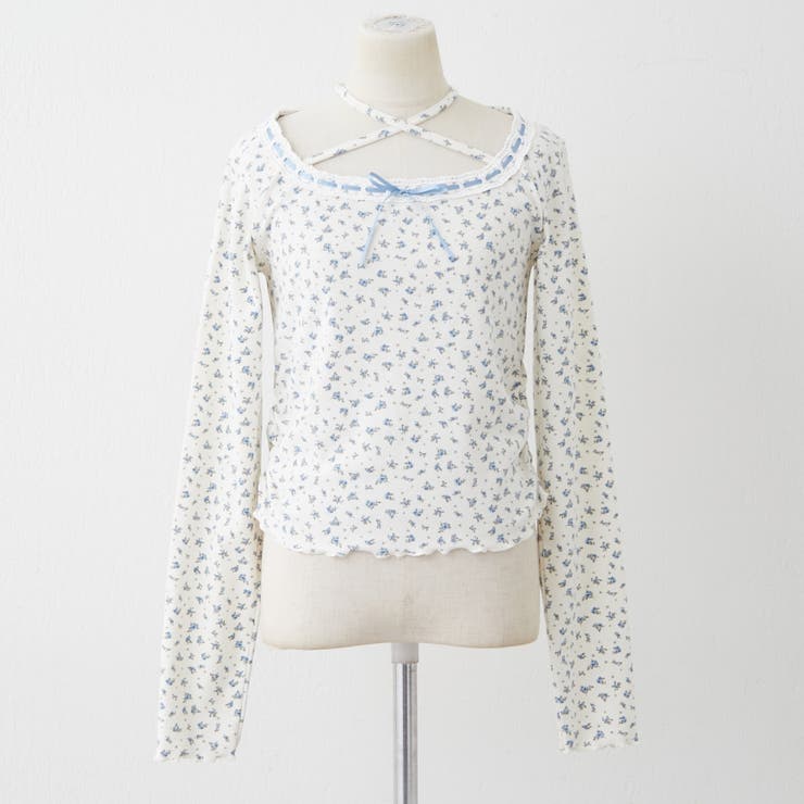 花柄 | 衿レースリボンテレコトップス | RMAF　NICE CLAUP / OLIVE des OLIVE