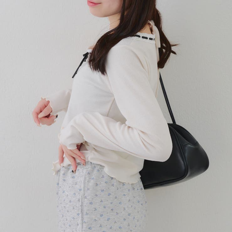 衿レースリボンテレコトップス | RMAF　NICE CLAUP / OLIVE des OLIVE | 詳細画像4 