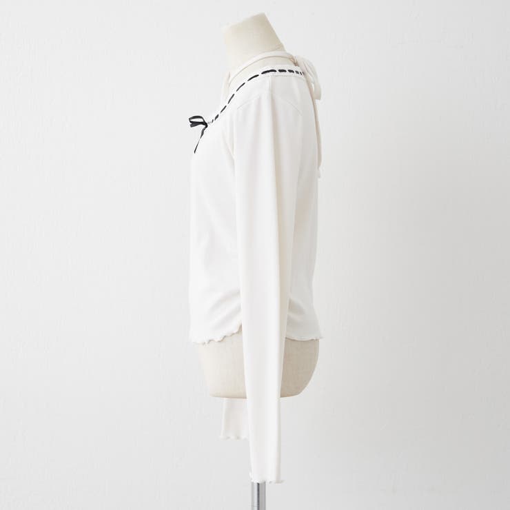 衿レースリボンテレコトップス | RMAF　NICE CLAUP / OLIVE des OLIVE | 詳細画像21 