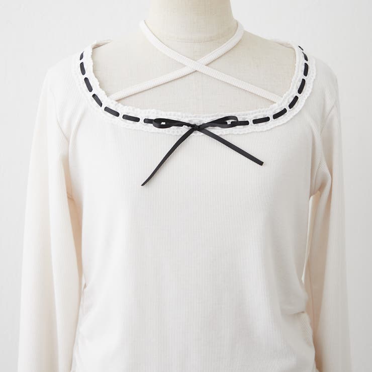 衿レースリボンテレコトップス | RMAF　NICE CLAUP / OLIVE des OLIVE | 詳細画像24 