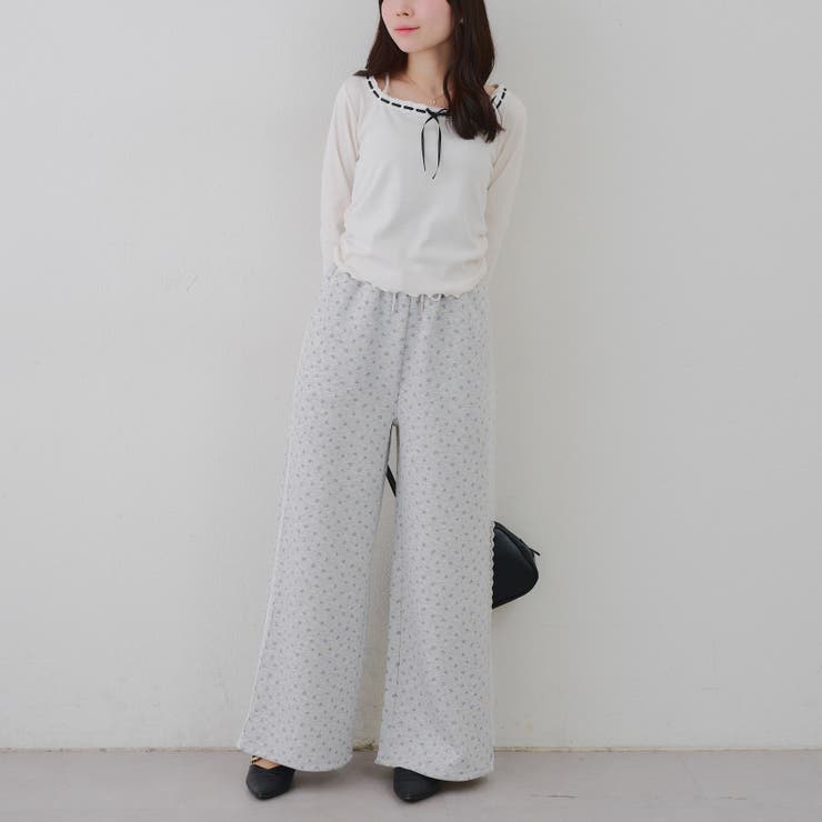 衿レースリボンテレコトップス | RMAF　NICE CLAUP / OLIVE des OLIVE | 詳細画像6 