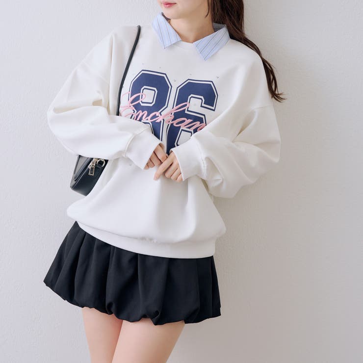 ドッキングナンバリングプルオーバー | NICE CLAUP / OLIVE des OLIVE　OUTLET | 詳細画像5 