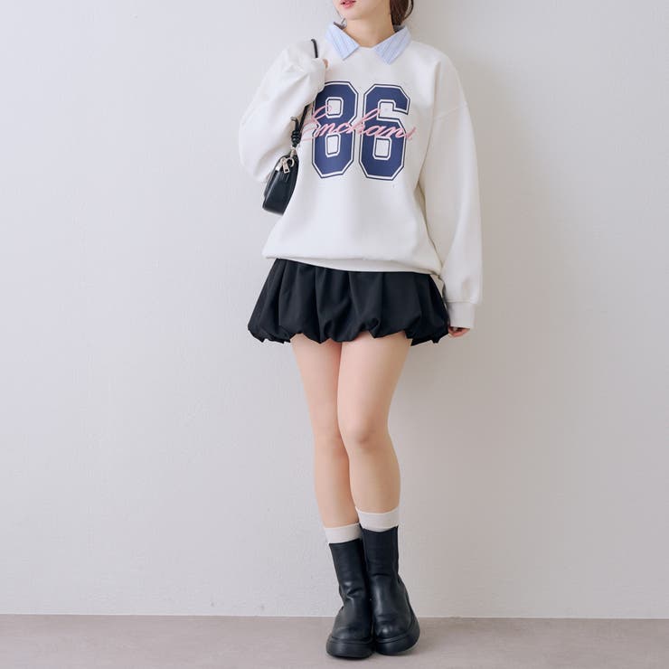 ドッキングナンバリングプルオーバー | NICE CLAUP / OLIVE des OLIVE　OUTLET | 詳細画像6 