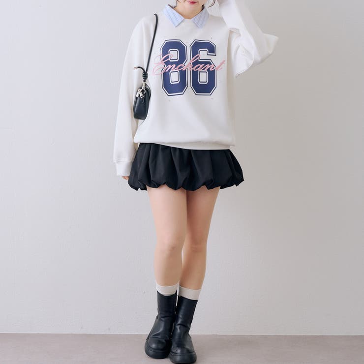 ドッキングナンバリングプルオーバー | NICE CLAUP / OLIVE des OLIVE　OUTLET | 詳細画像7 