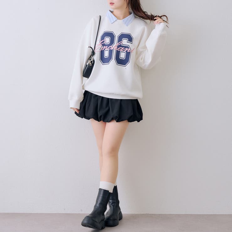 ドッキングナンバリングプルオーバー | NICE CLAUP / OLIVE des OLIVE　OUTLET | 詳細画像8 