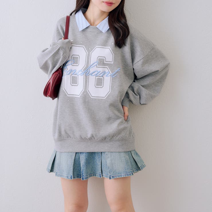 ドッキングナンバリングプルオーバー | NICE CLAUP / OLIVE des OLIVE　OUTLET | 詳細画像11 