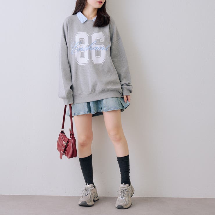 ドッキングナンバリングプルオーバー | NICE CLAUP / OLIVE des OLIVE　OUTLET | 詳細画像14 