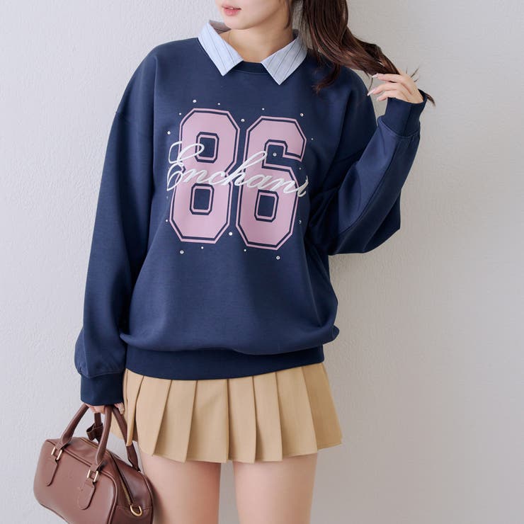 ドッキングナンバリングプルオーバー | NICE CLAUP / OLIVE des OLIVE　OUTLET | 詳細画像17 