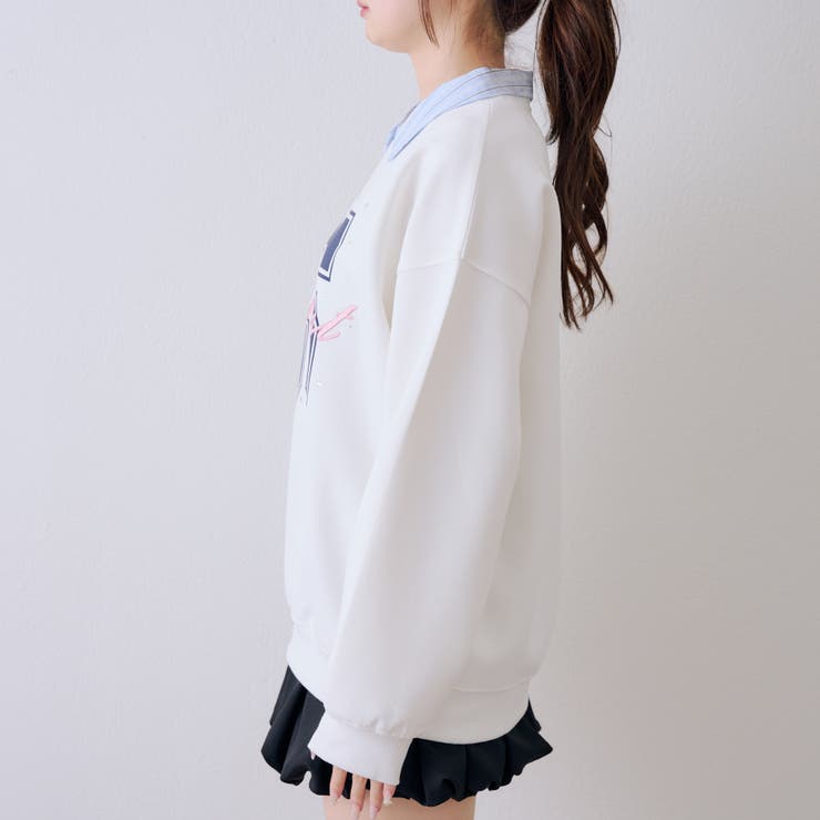 ドッキングナンバリングプルオーバー | NICE CLAUP / OLIVE des OLIVE　OUTLET | 詳細画像25 