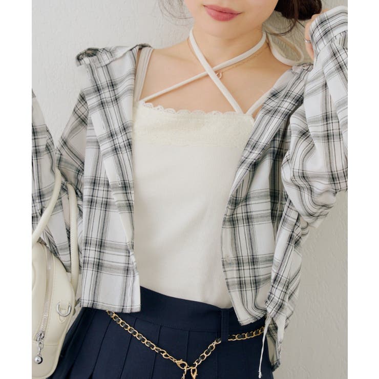 【4色展開】カップ付きマルチWAYキャミ | RMAF　NICE CLAUP / OLIVE des OLIVE | 詳細画像6 