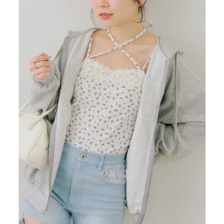 【4色展開】カップ付きマルチWAYキャミ | RMAF　NICE CLAUP / OLIVE des OLIVE | 詳細画像2 
