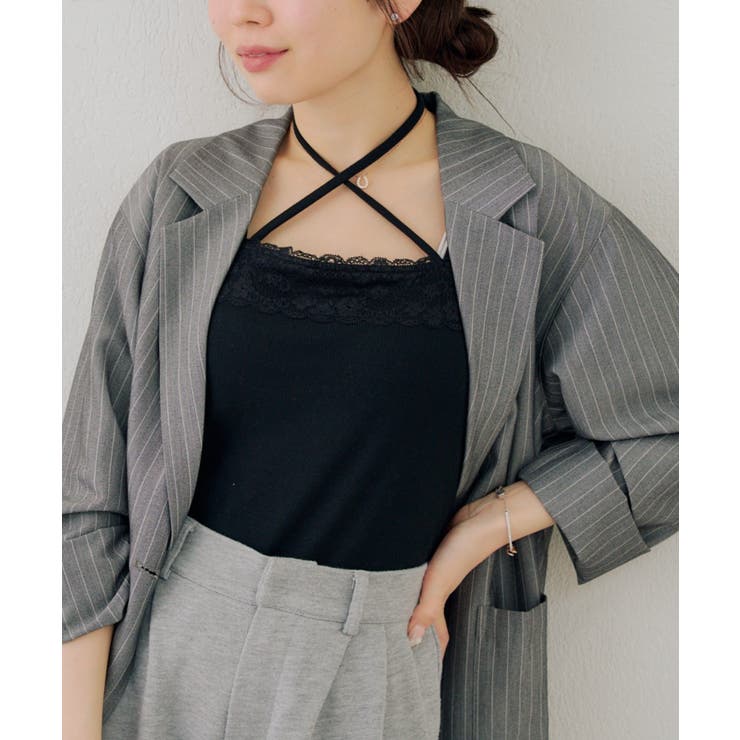 【4色展開】カップ付きマルチWAYキャミ | RMAF　NICE CLAUP / OLIVE des OLIVE | 詳細画像10 