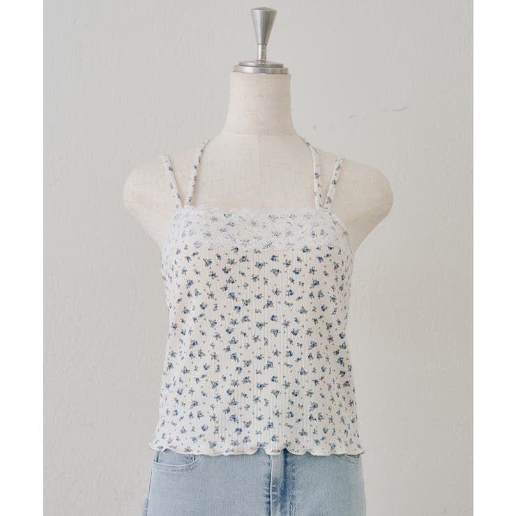 花柄 | 【4色展開】カップ付きマルチWAYキャミ | RMAF　NICE CLAUP / OLIVE des OLIVE