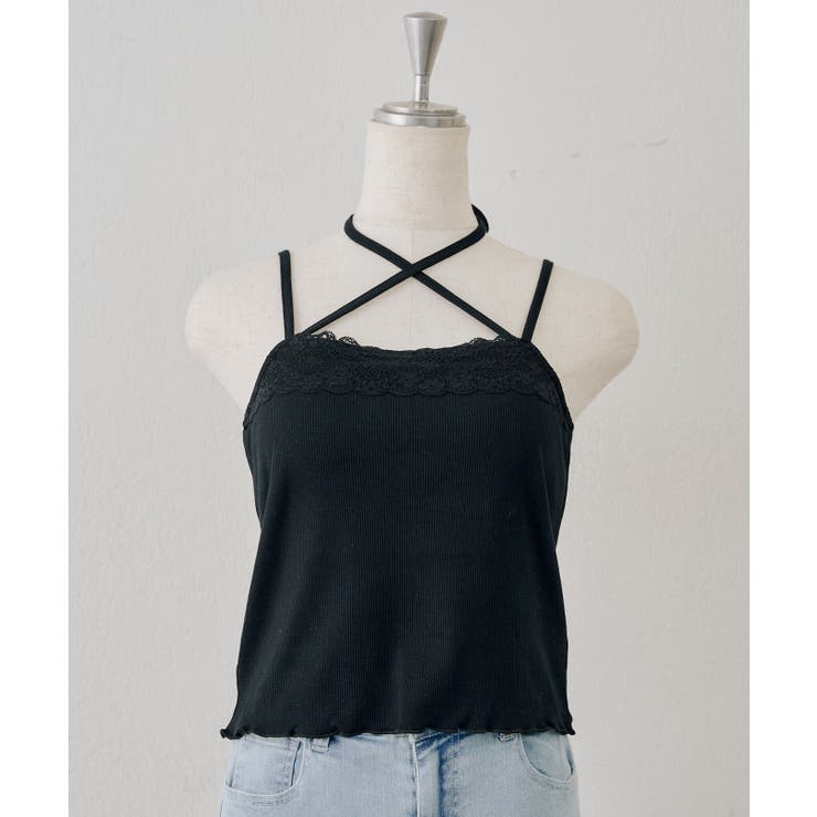 ブラック | 【4色展開】カップ付きマルチWAYキャミ | RMAF　NICE CLAUP / OLIVE des OLIVE