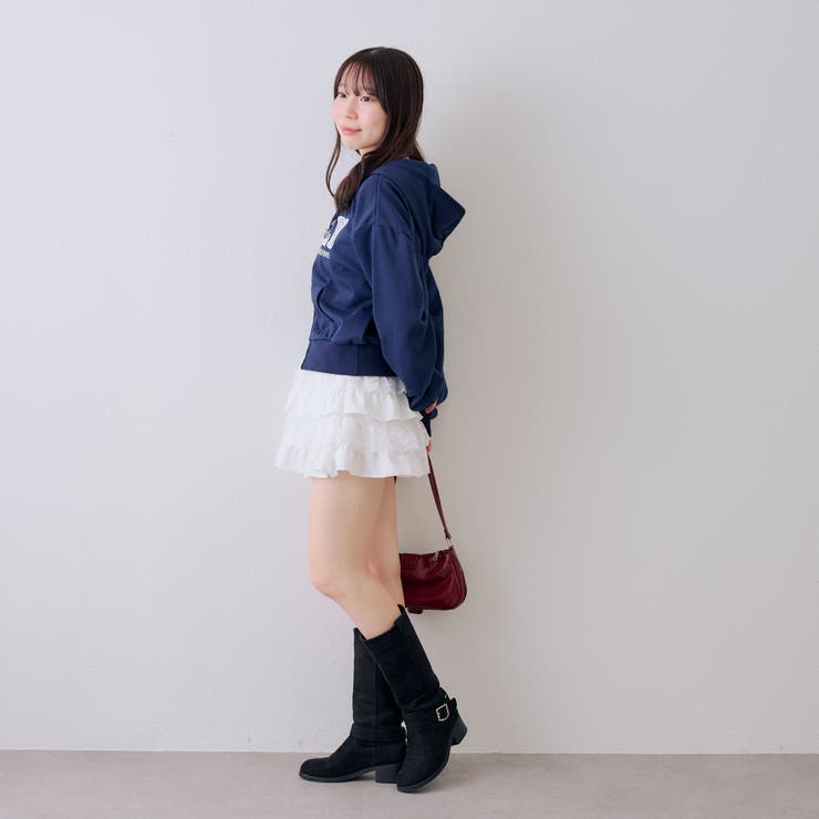 【丈の長さを選べる】レースロゴパーカー | NICE CLAUP / OLIVE des OLIVE　OUTLET | 詳細画像10 