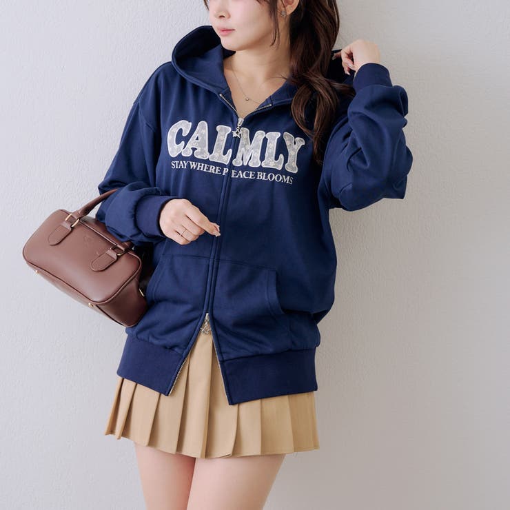 【丈の長さを選べる】レースロゴパーカー | NICE CLAUP / OLIVE des OLIVE　OUTLET | 詳細画像11 