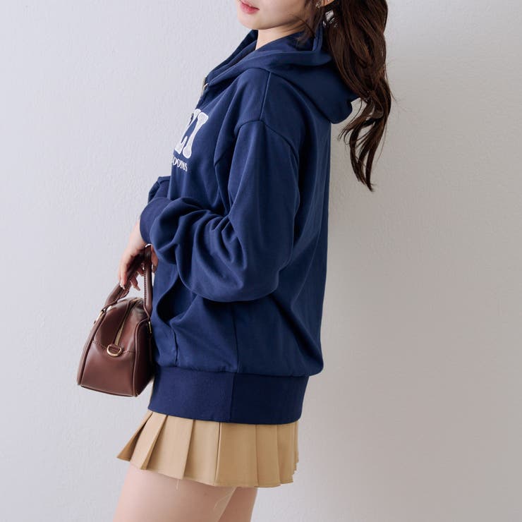 【丈の長さを選べる】レースロゴパーカー | NICE CLAUP / OLIVE des OLIVE　OUTLET | 詳細画像13 