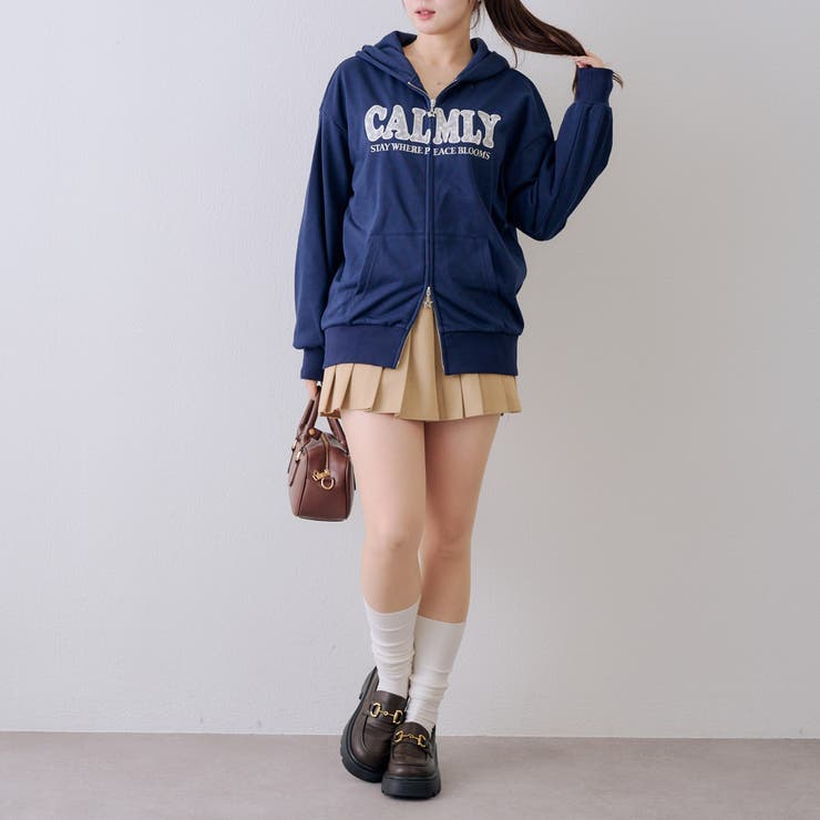 【丈の長さを選べる】レースロゴパーカー | NICE CLAUP / OLIVE des OLIVE　OUTLET | 詳細画像16 