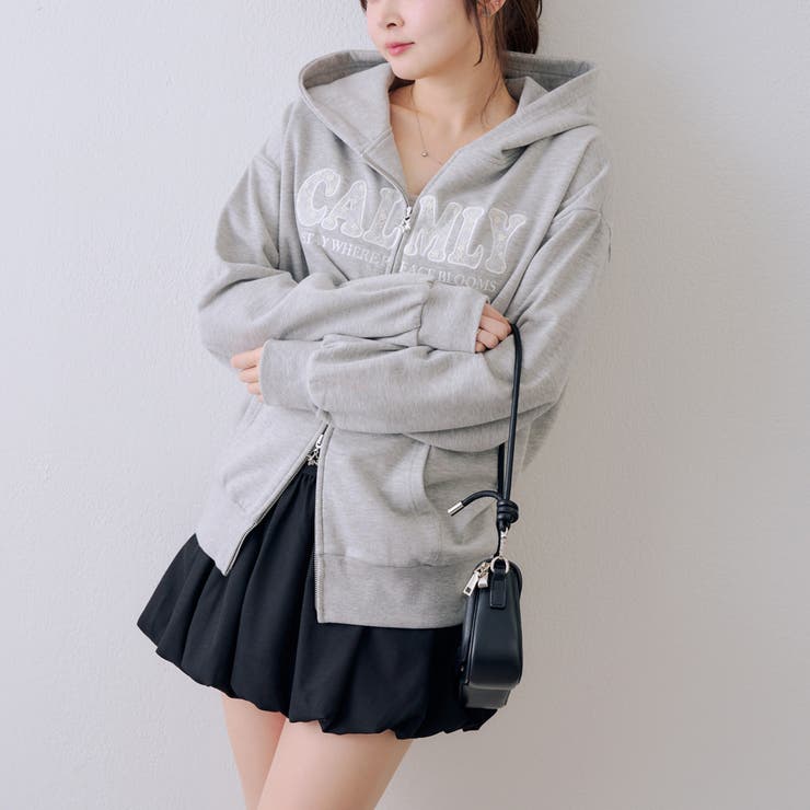 【丈の長さを選べる】レースロゴパーカー | NICE CLAUP / OLIVE des OLIVE　OUTLET | 詳細画像30 