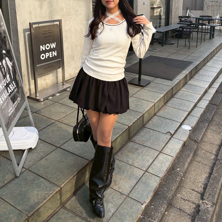 マルチWAYレーステレコインナー | NICE CLAUP / OLIVE des OLIVE　OUTLET | 詳細画像5 