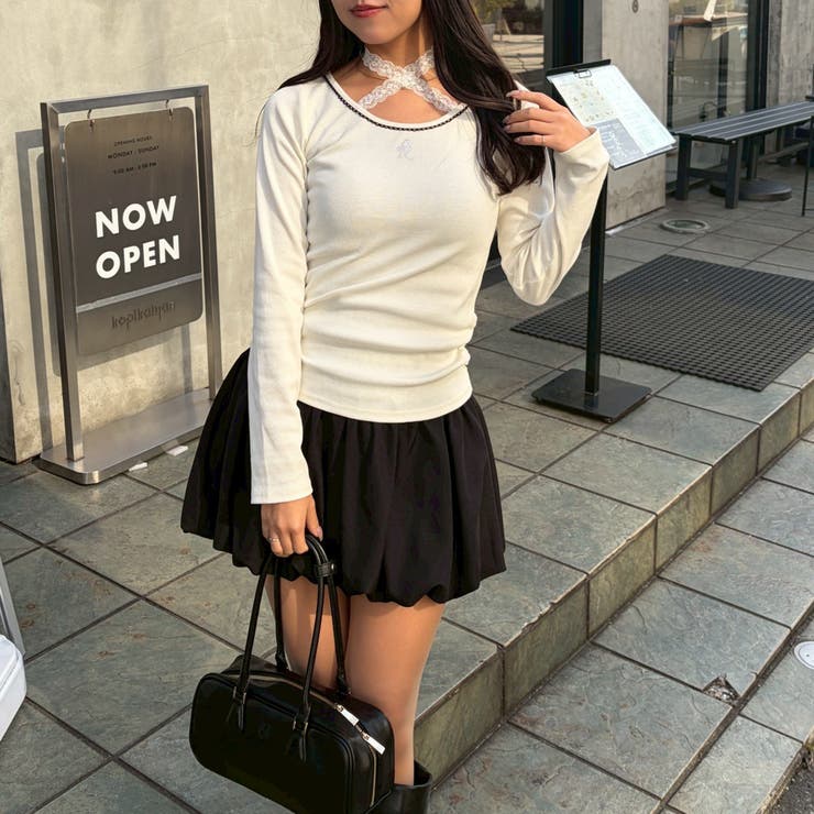 マルチWAYレーステレコインナー | NICE CLAUP / OLIVE des OLIVE　OUTLET | 詳細画像8 