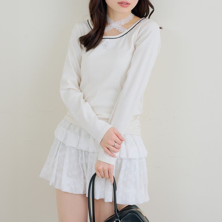 マルチWAYレーステレコインナー | NICE CLAUP / OLIVE des OLIVE　OUTLET | 詳細画像12 