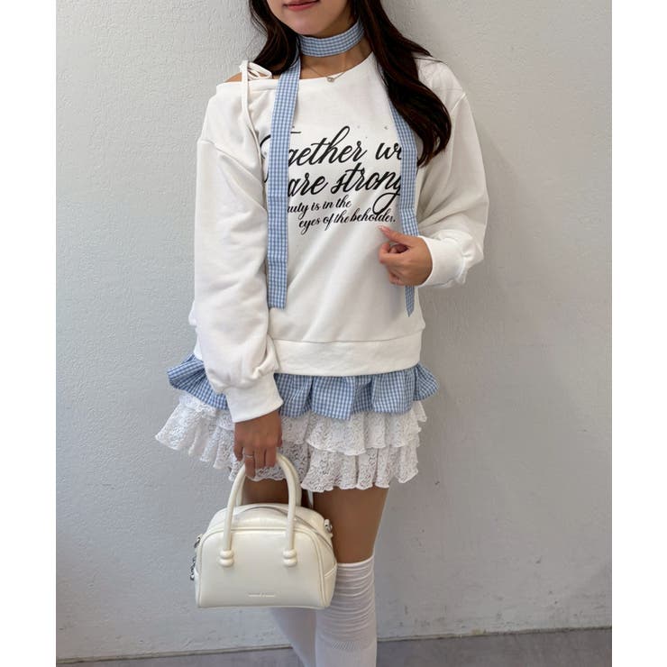 ワンショルドッキングチュニック | NICE CLAUP / OLIVE des OLIVE　OUTLET | 詳細画像4 