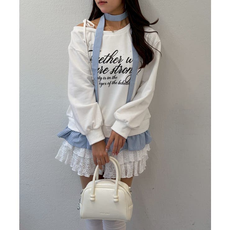 ワンショルドッキングチュニック | NICE CLAUP / OLIVE des OLIVE　OUTLET | 詳細画像12 