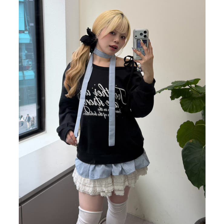 ワンショルドッキングチュニック | NICE CLAUP / OLIVE des OLIVE　OUTLET | 詳細画像17 