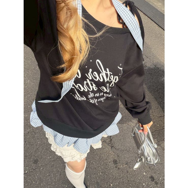 ワンショルドッキングチュニック | NICE CLAUP / OLIVE des OLIVE　OUTLET | 詳細画像32 