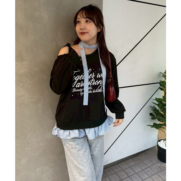 ワンショルドッキングチュニック | NICE CLAUP / OLIVE des OLIVE　OUTLET | 詳細画像47 