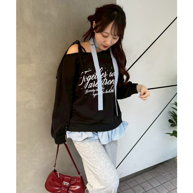 ワンショルドッキングチュニック | NICE CLAUP / OLIVE des OLIVE　OUTLET | 詳細画像48 