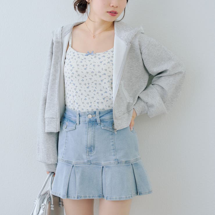 ラインストーンロゴカップ付キャミ | RMAF　NICE CLAUP / OLIVE des OLIVE | 詳細画像16 