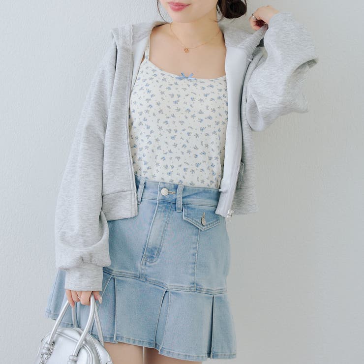 ラインストーンロゴカップ付キャミ | RMAF　NICE CLAUP / OLIVE des OLIVE | 詳細画像17 