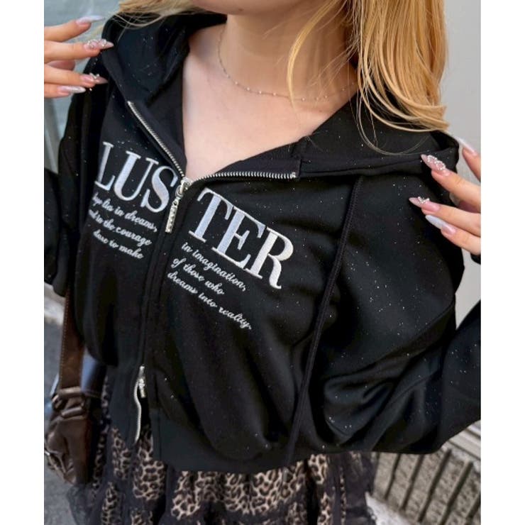 【丈の長さを選べる】キラキラパーカー | RMAF　NICE CLAUP / OLIVE des OLIVE | 詳細画像1 