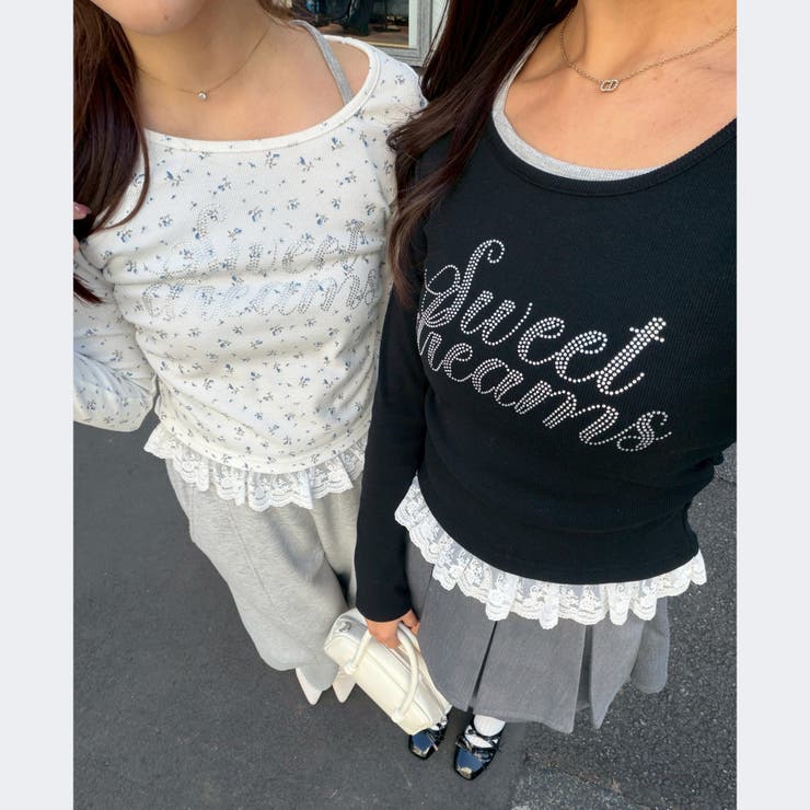 キラロゴ裾レーステレコトップス | RMAF　NICE CLAUP / OLIVE des OLIVE | 詳細画像1 