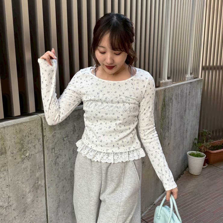 キラロゴ裾レーステレコトップス | RMAF　NICE CLAUP / OLIVE des OLIVE | 詳細画像4 