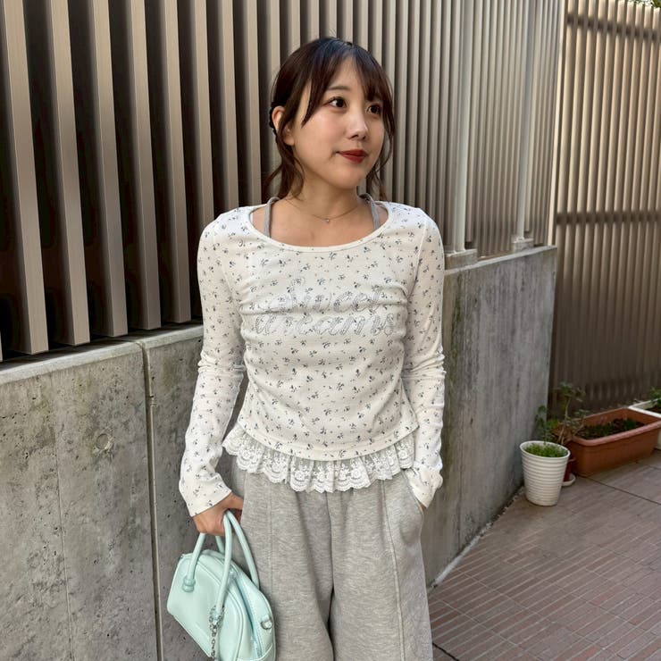 キラロゴ裾レーステレコトップス | RMAF　NICE CLAUP / OLIVE des OLIVE | 詳細画像5 