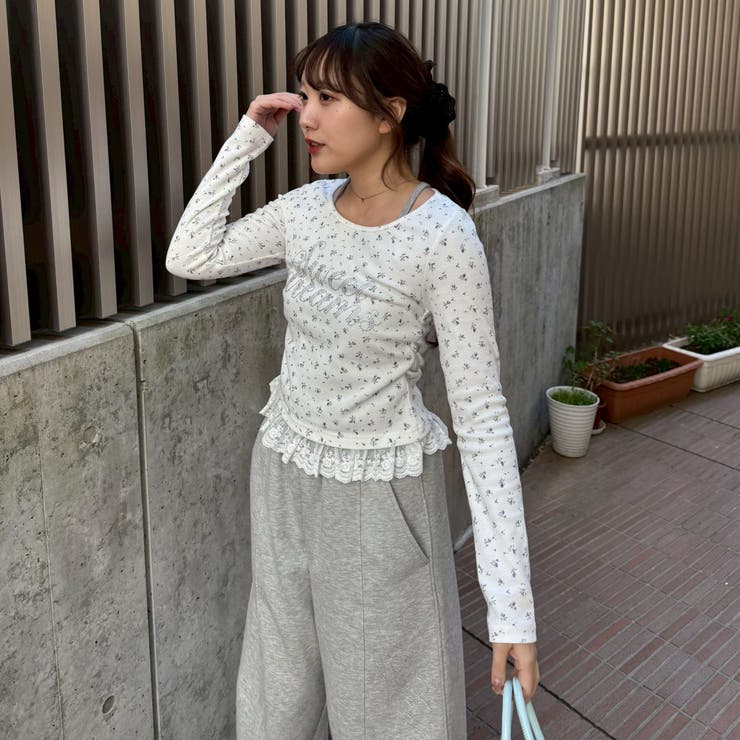 キラロゴ裾レーステレコトップス | RMAF　NICE CLAUP / OLIVE des OLIVE | 詳細画像7 