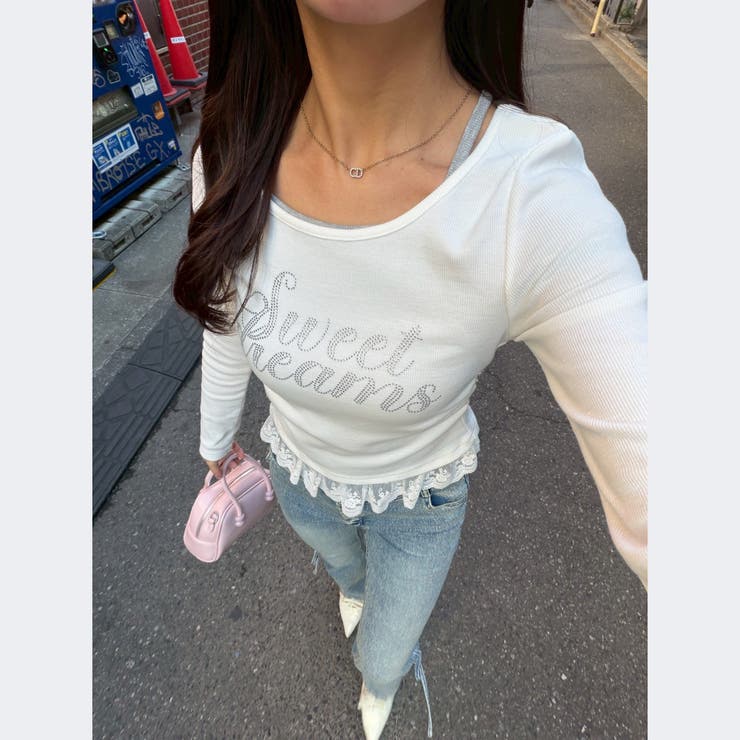 キラロゴ裾レーステレコトップス | RMAF　NICE CLAUP / OLIVE des OLIVE | 詳細画像39 