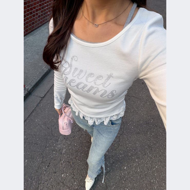 キラロゴ裾レーステレコトップス | RMAF　NICE CLAUP / OLIVE des OLIVE | 詳細画像42 