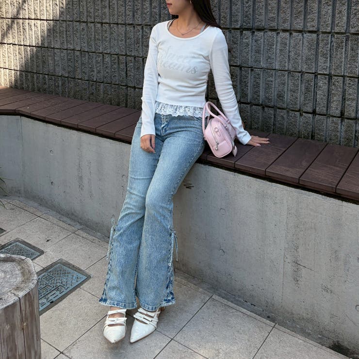 キラロゴ裾レーステレコトップス | RMAF　NICE CLAUP / OLIVE des OLIVE | 詳細画像49 