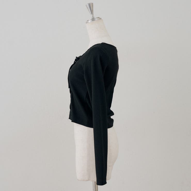 レース×レースアップドッキングテレコトップス | RMAF　NICE CLAUP / OLIVE des OLIVE | 詳細画像25 