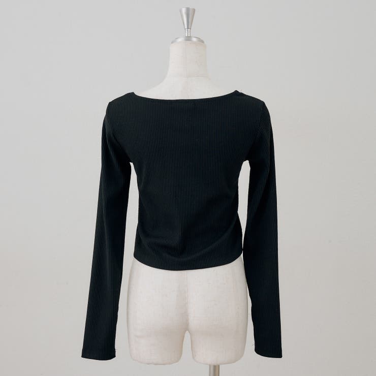 レース×レースアップドッキングテレコトップス | RMAF　NICE CLAUP / OLIVE des OLIVE | 詳細画像26 