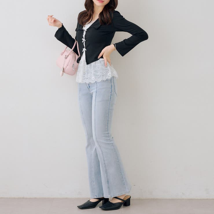 裾レースドッキングプルオーバー | RMAF　NICE CLAUP / OLIVE des OLIVE | 詳細画像7 