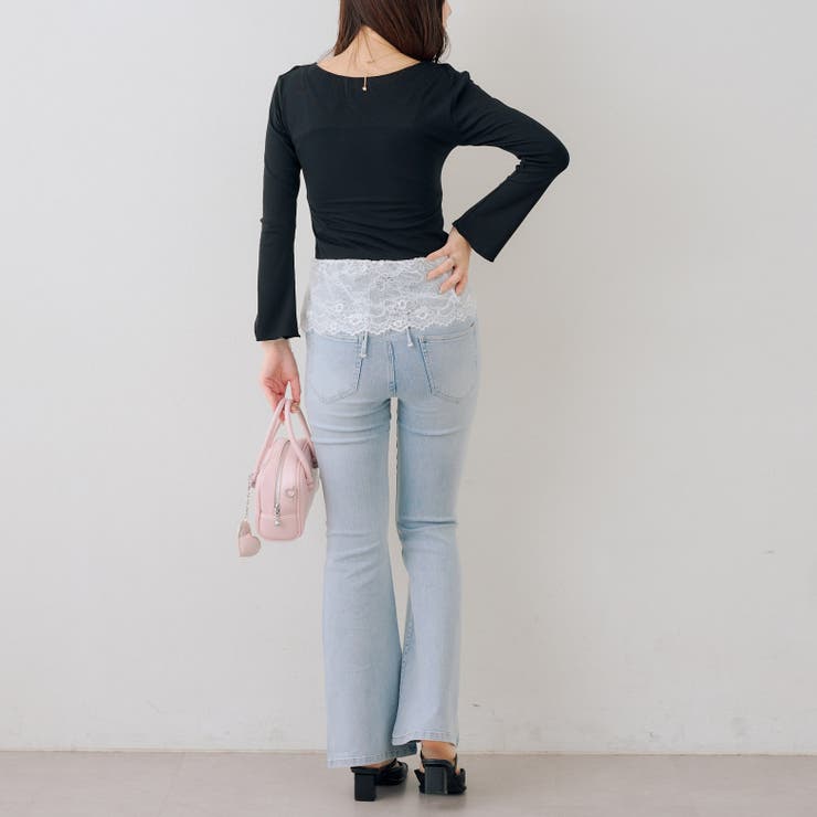 裾レースドッキングプルオーバー | RMAF　NICE CLAUP / OLIVE des OLIVE | 詳細画像8 