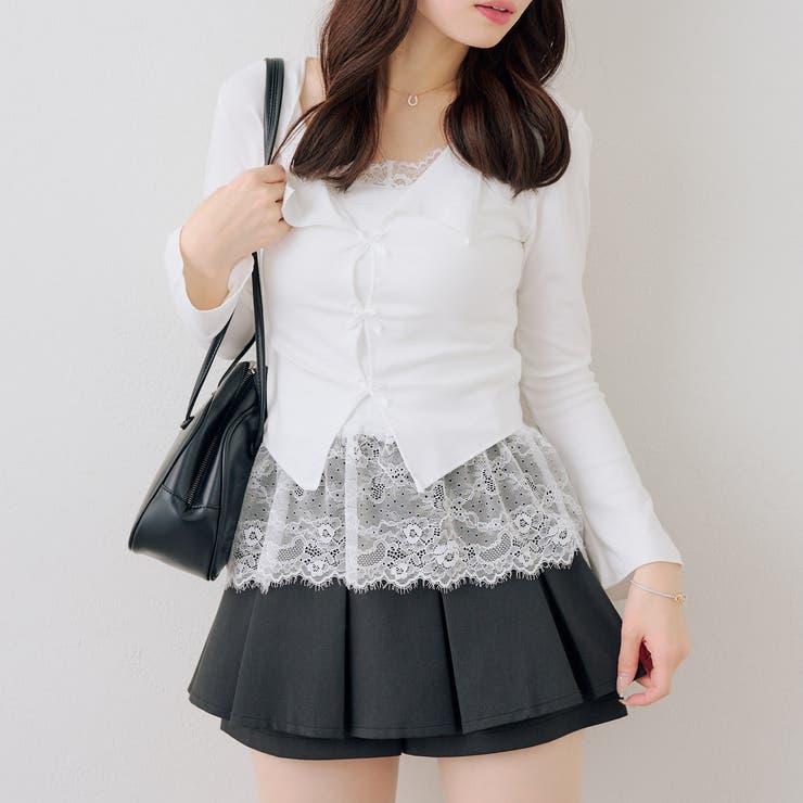 裾レースドッキングプルオーバー | RMAF　NICE CLAUP / OLIVE des OLIVE | 詳細画像11 