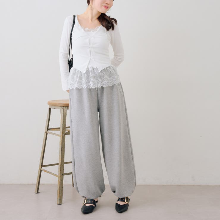 裾レースドッキングプルオーバー | RMAF　NICE CLAUP / OLIVE des OLIVE | 詳細画像17 