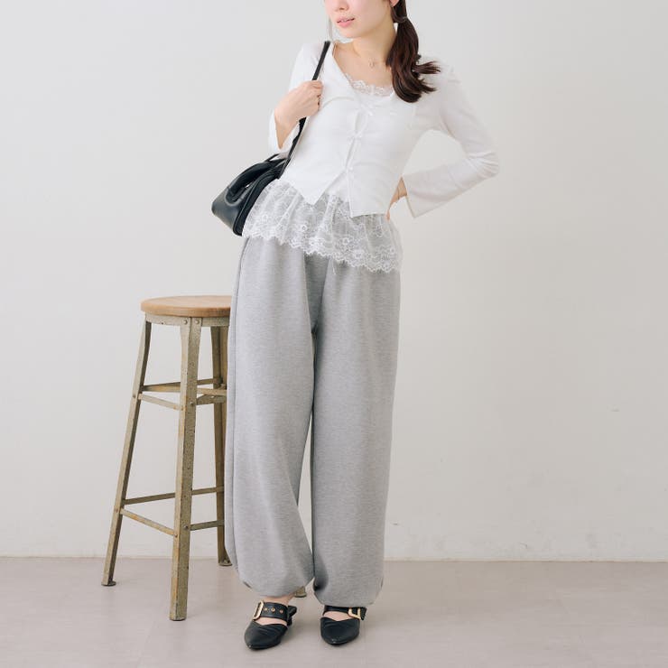 裾レースドッキングプルオーバー | RMAF　NICE CLAUP / OLIVE des OLIVE | 詳細画像18 